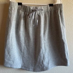 City Chic Grey Marle Track N Field Skirt